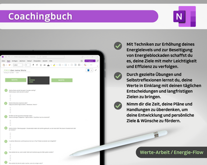 digitales OneNote All-in-One-Bundle Coachingbuch & Erfolgsjournal