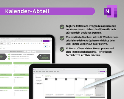 digitales OneNote All-in-One-Bundle Coachingbuch & Erfolgsjournal